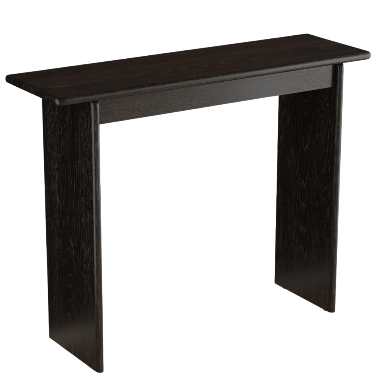 Solid Rubber Wood Narrow Console Table