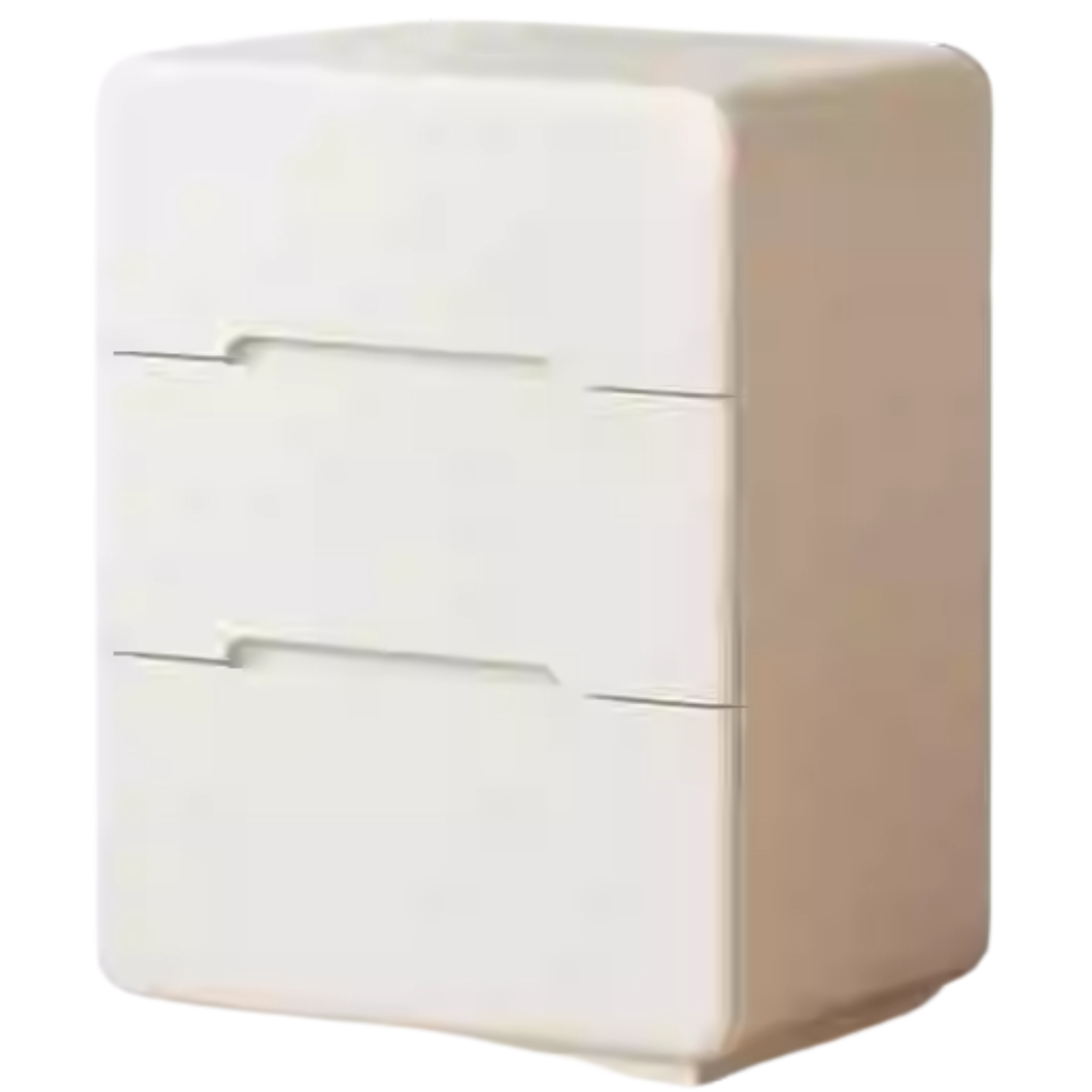 Tulip Tree, Solid Rubberwood Cream Air Makeup Table