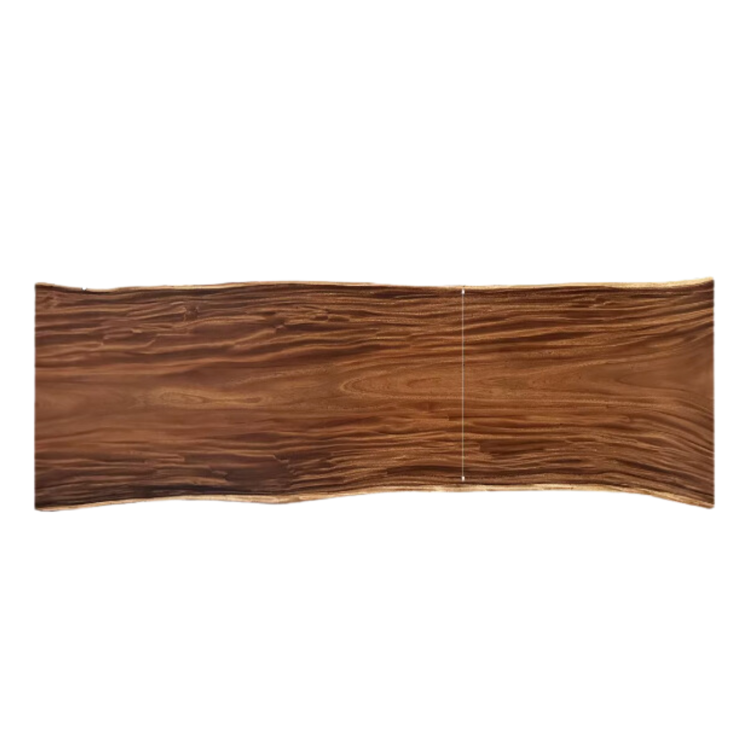 Black walnut Solid wood natural edge large top for dining table: