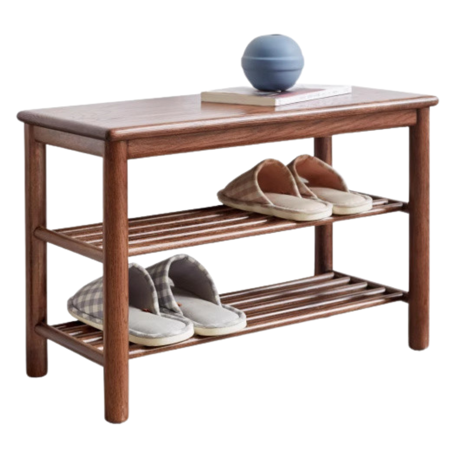 Oak Solid Wood Shoe Storage Bench