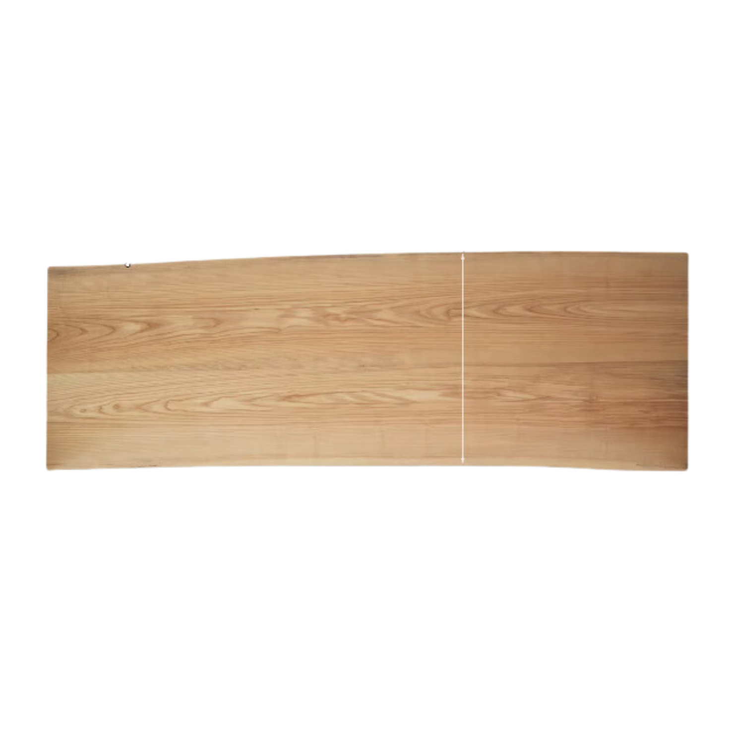 Ash solid wood large board natural edge for dining table