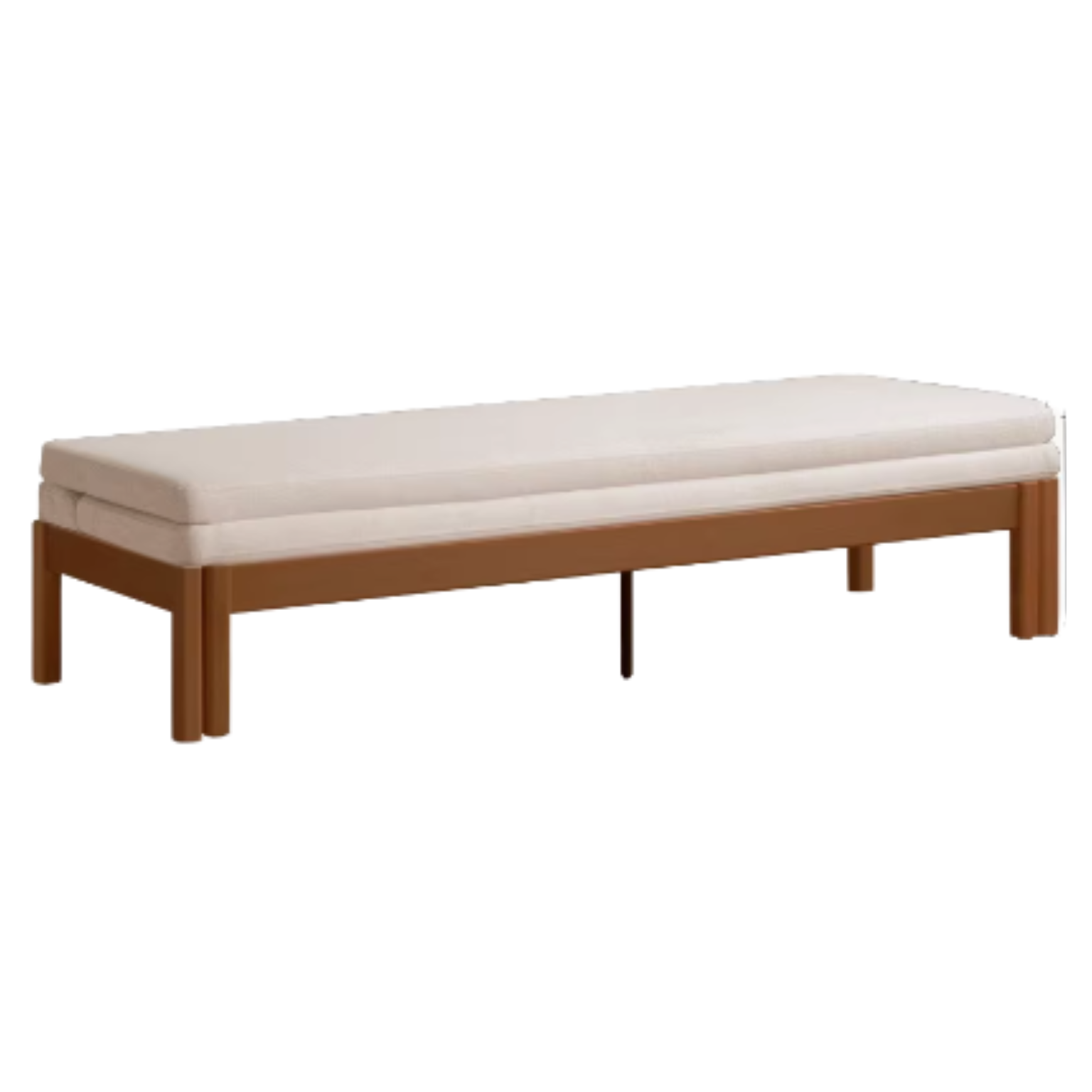 Oak Solid Wood Sofa Bed Folding Multi-functional Telescopic