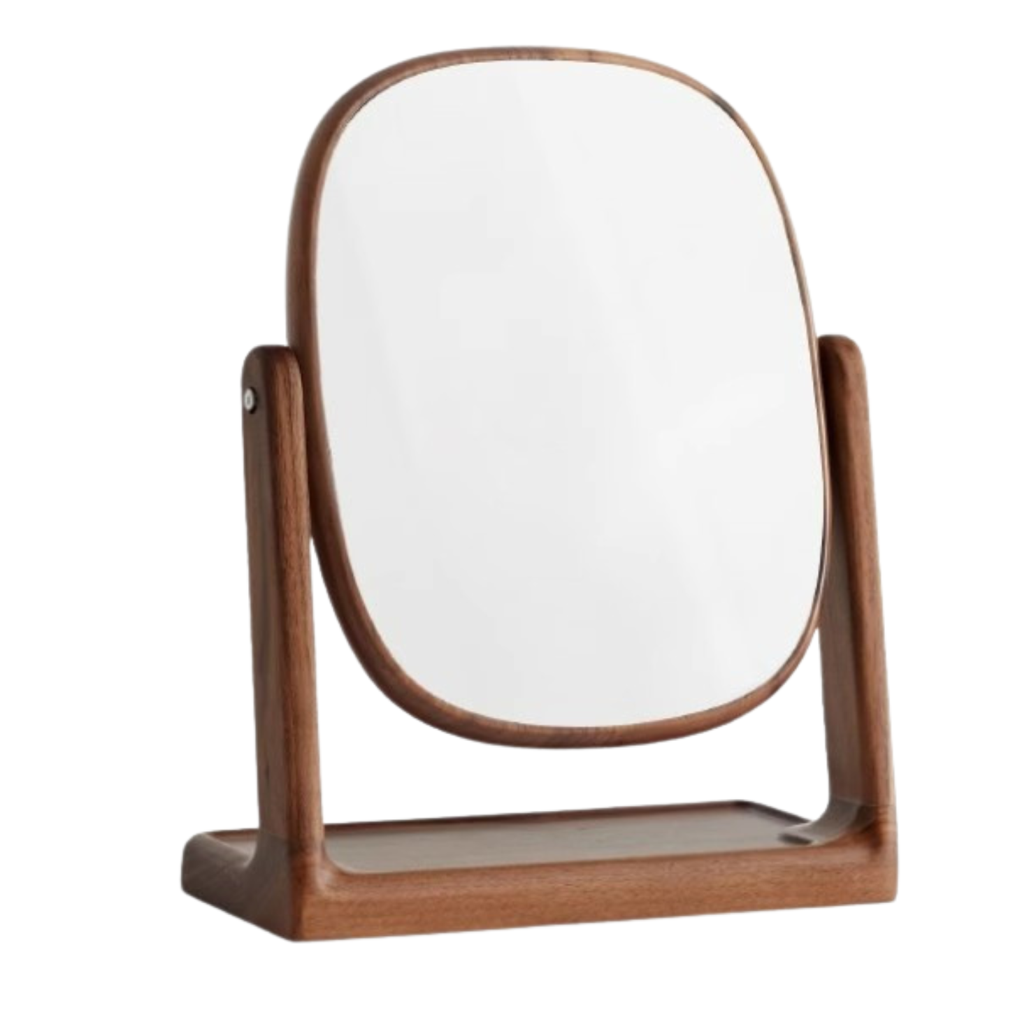 Solid wood makeup dressing mirror