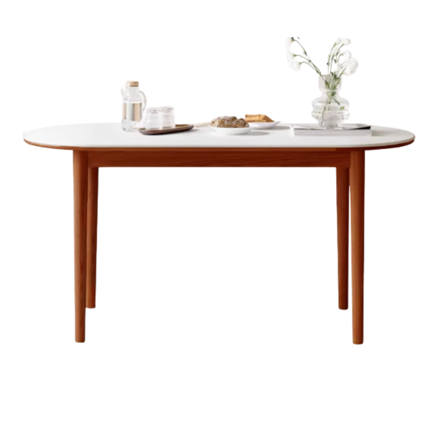 Oak Solid Wood Dining Capsules Table