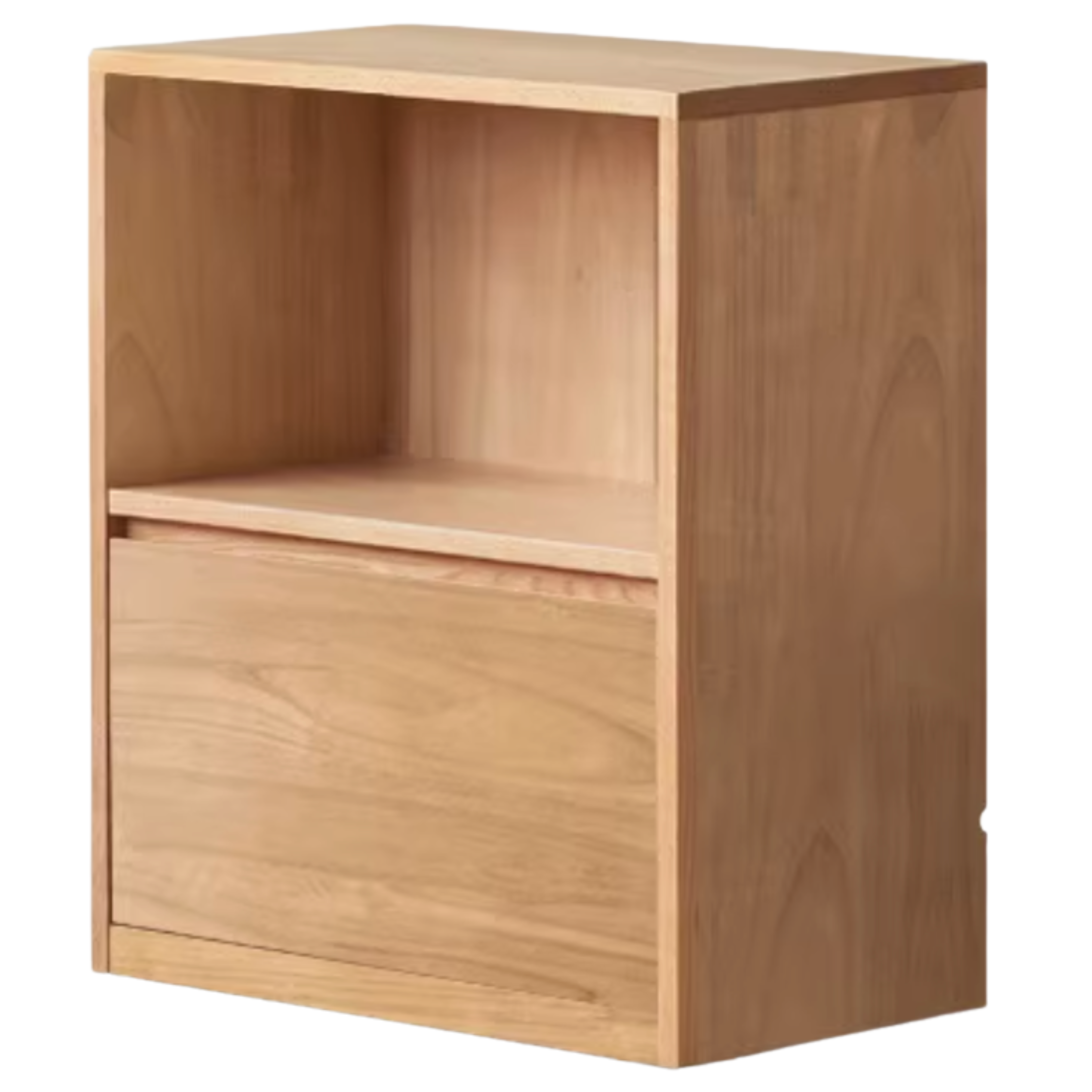 Oak, Rubberwood, Ash Solid Wood Bookcase Free Combination Low Cabinet Floor-Standing Bookshelf