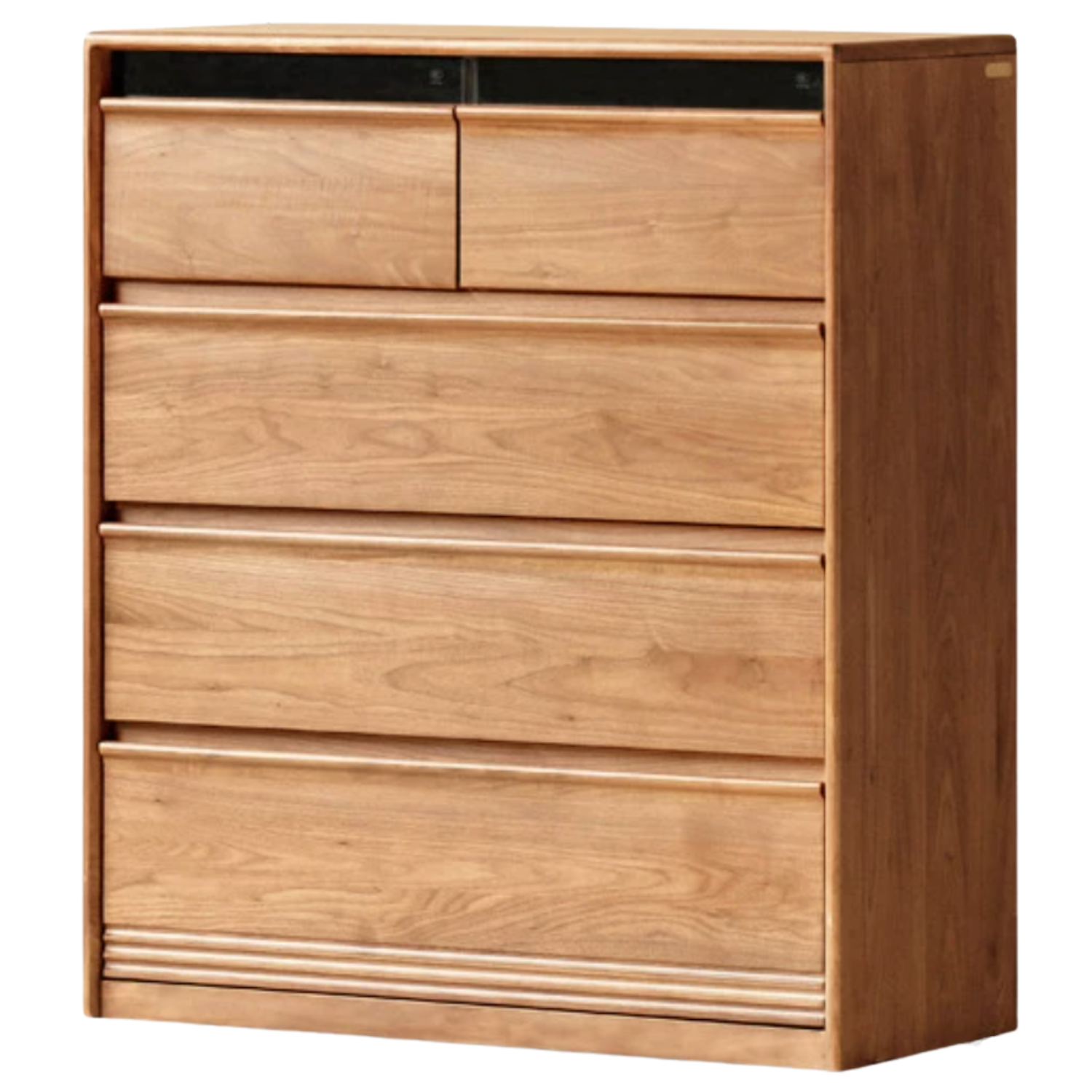 Cherry Solid Wood Nine Drawers Drawer Cabinet.