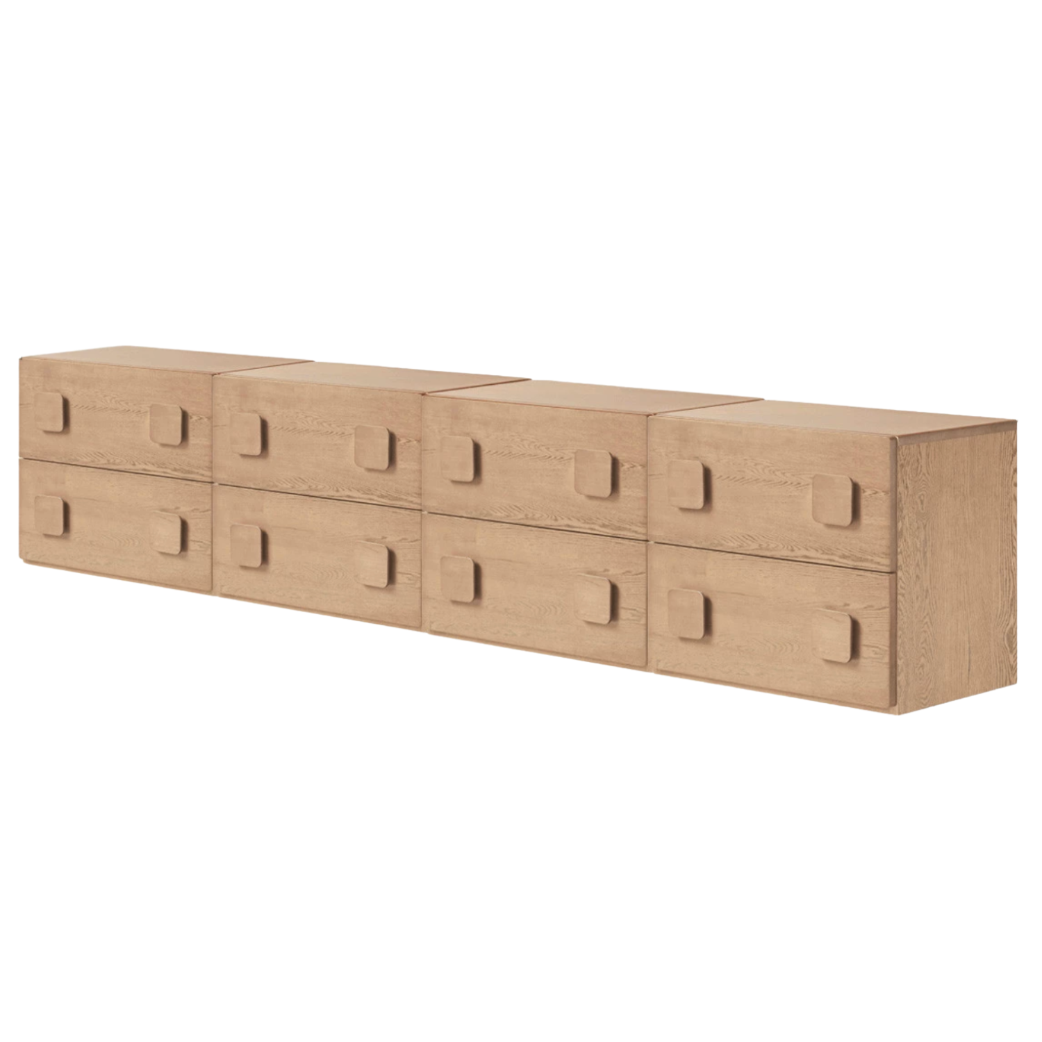 Oak, Ash Solid Wood Modern TV Stand