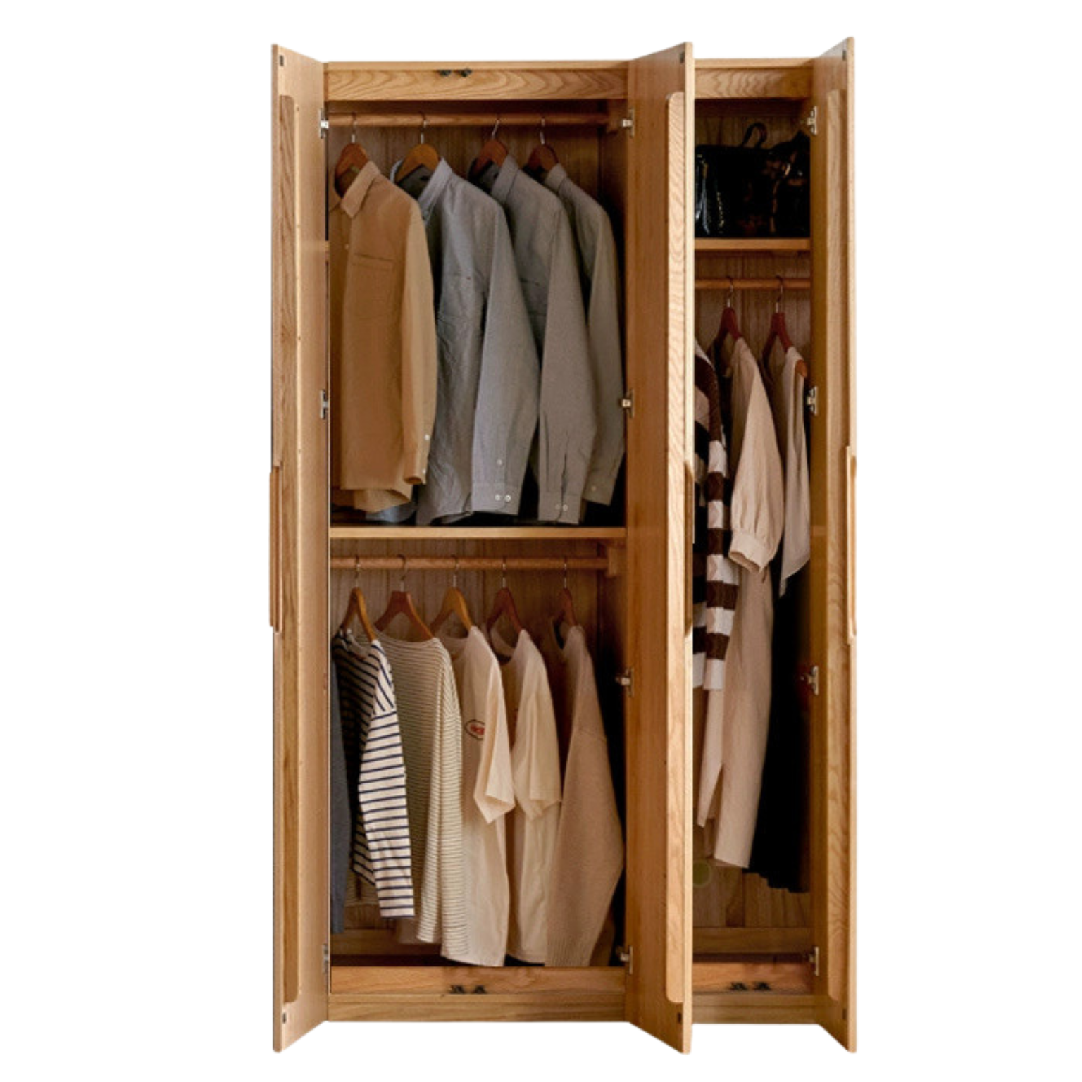 Oak solid wood Wardrobe ::