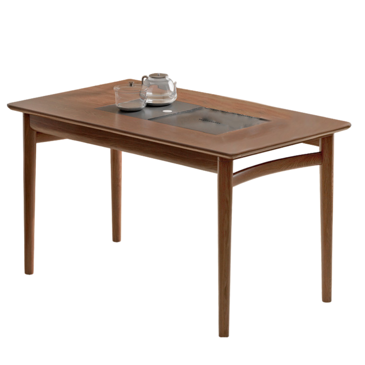 Ash solid wood tea table tea tray integrated