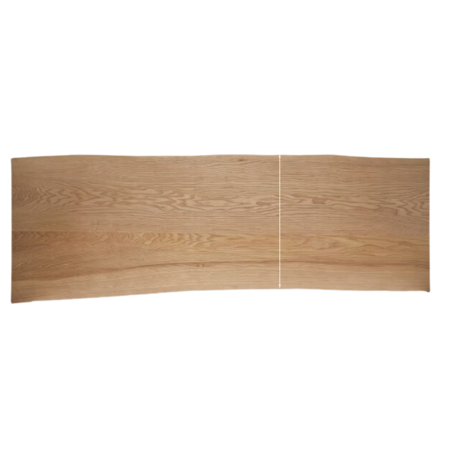 Ash solid wood large board natural edge for dining table