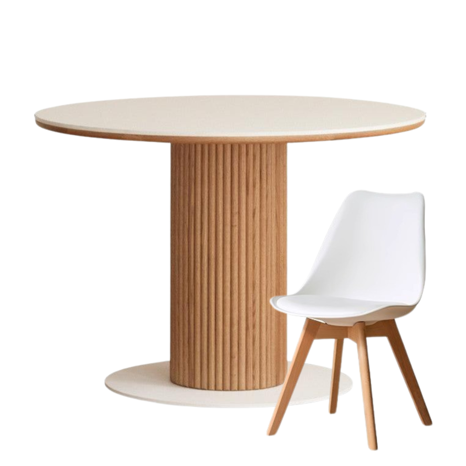 Oak Solid Wood Rock Modern Dining Table