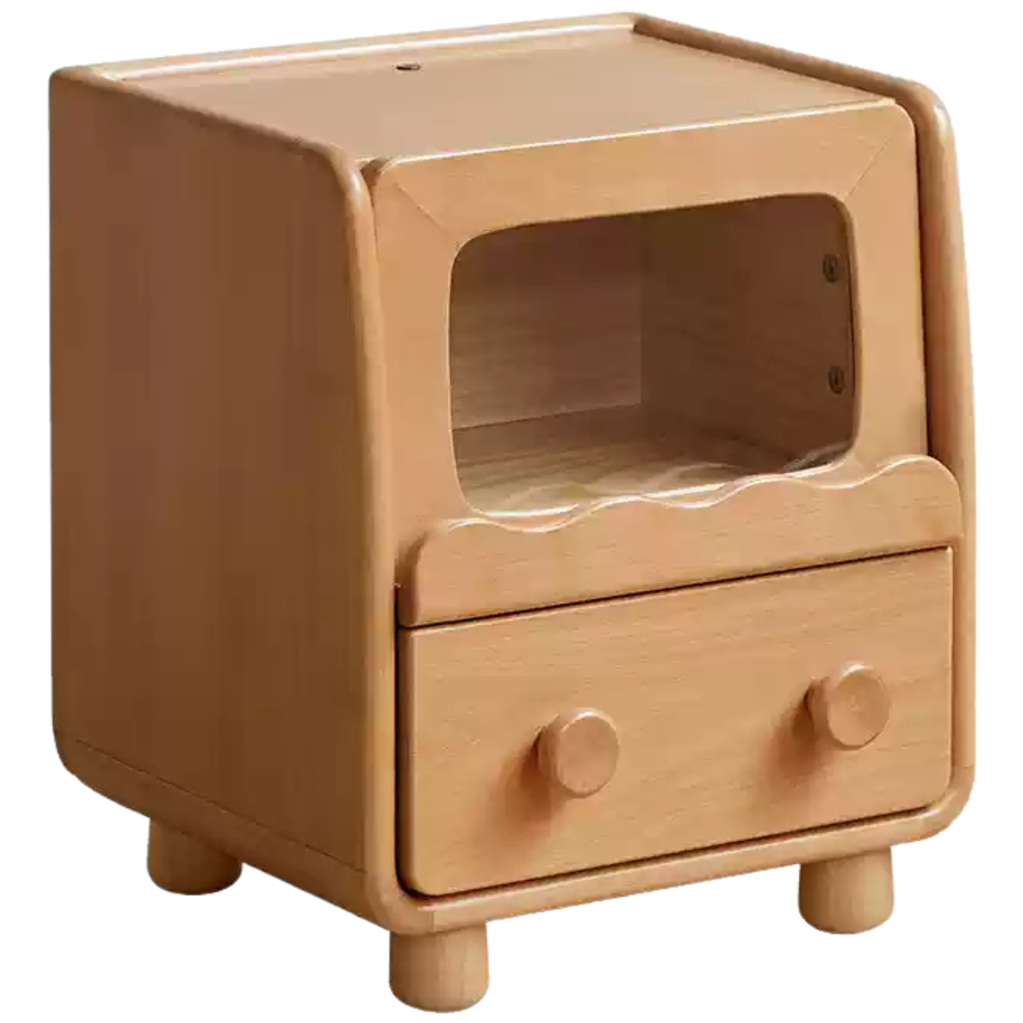 Beech, Poplar Solid Wood Children's Nightstand