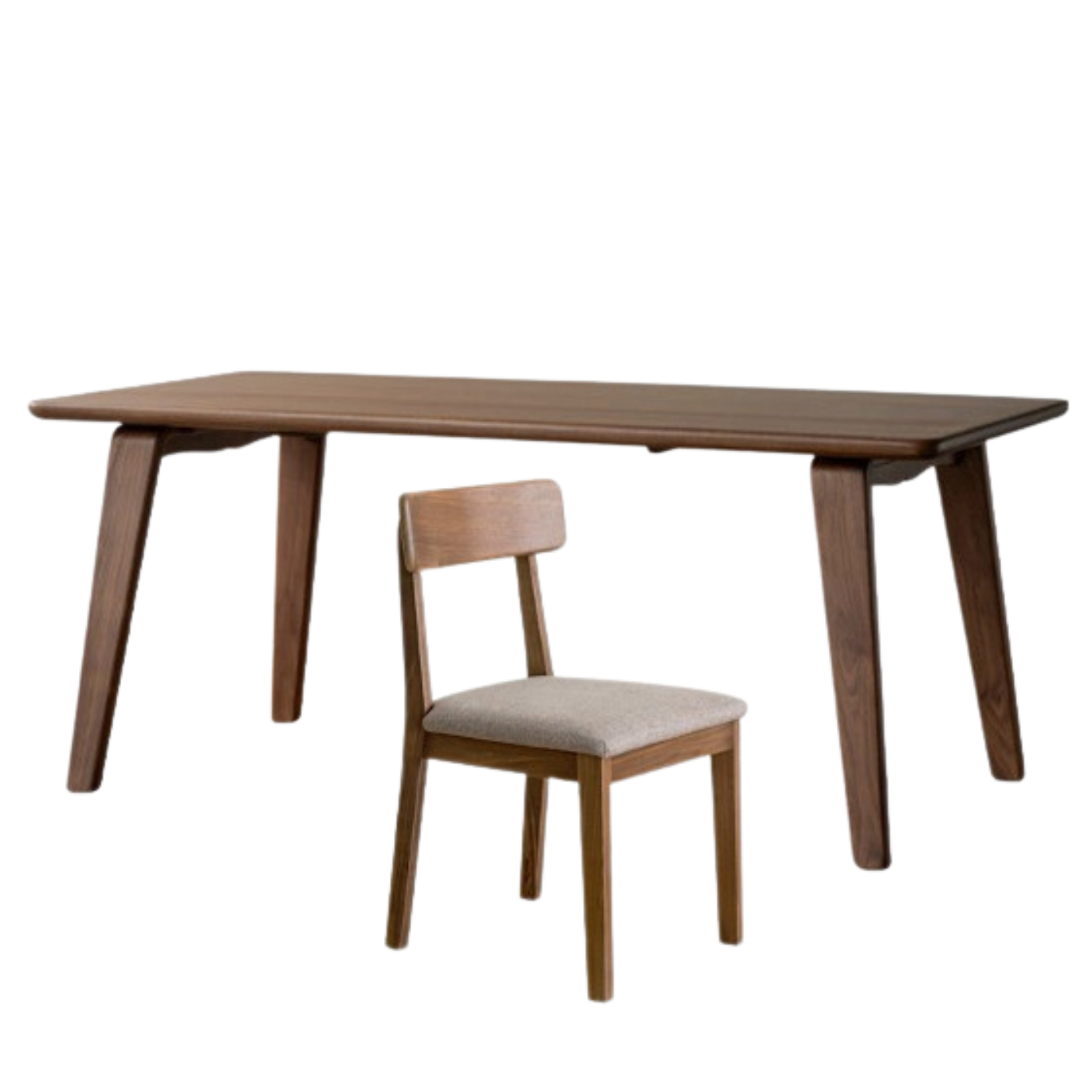 Black Walnut, Ash Large Dining Long Table