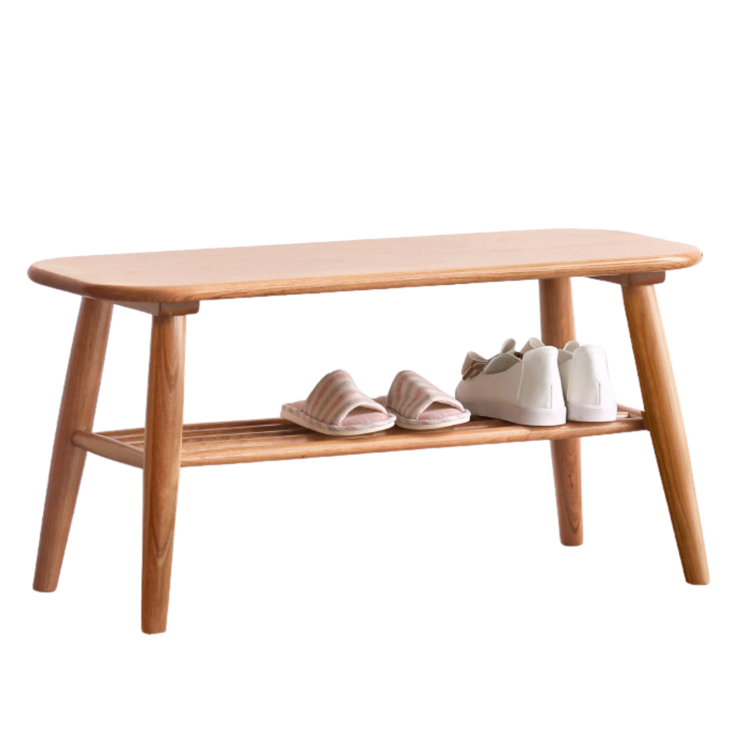 Oak Solid Wood Shoe Bench