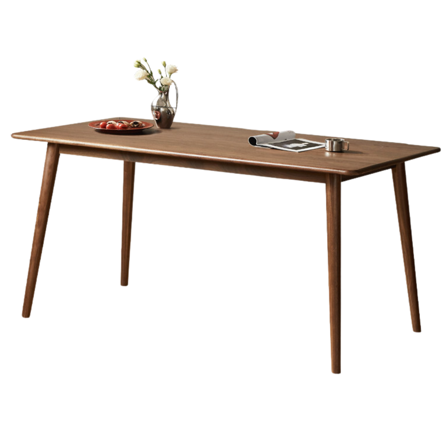 Black Walnut Solid Wood  Dining Table ,