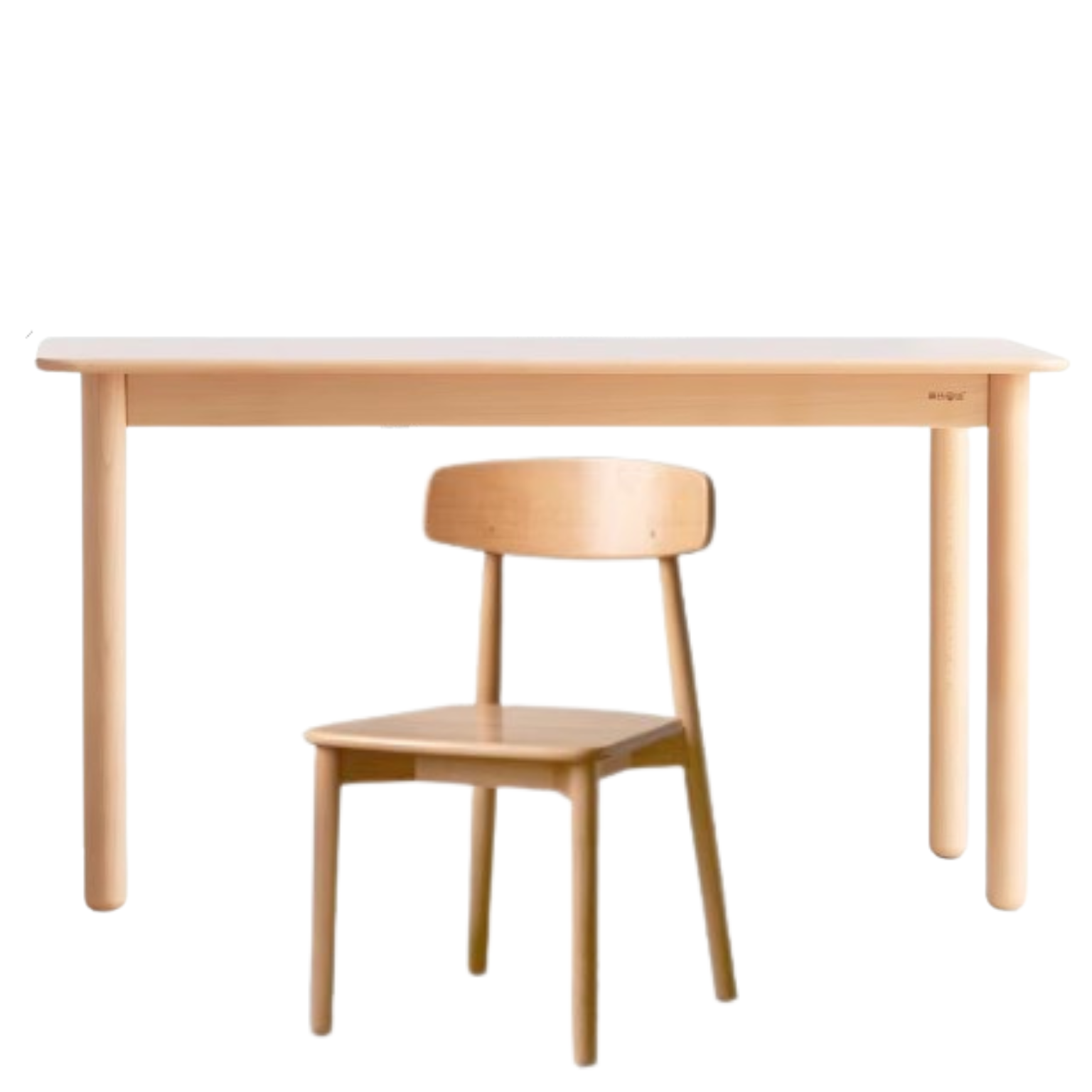 European beech solid wood dining table