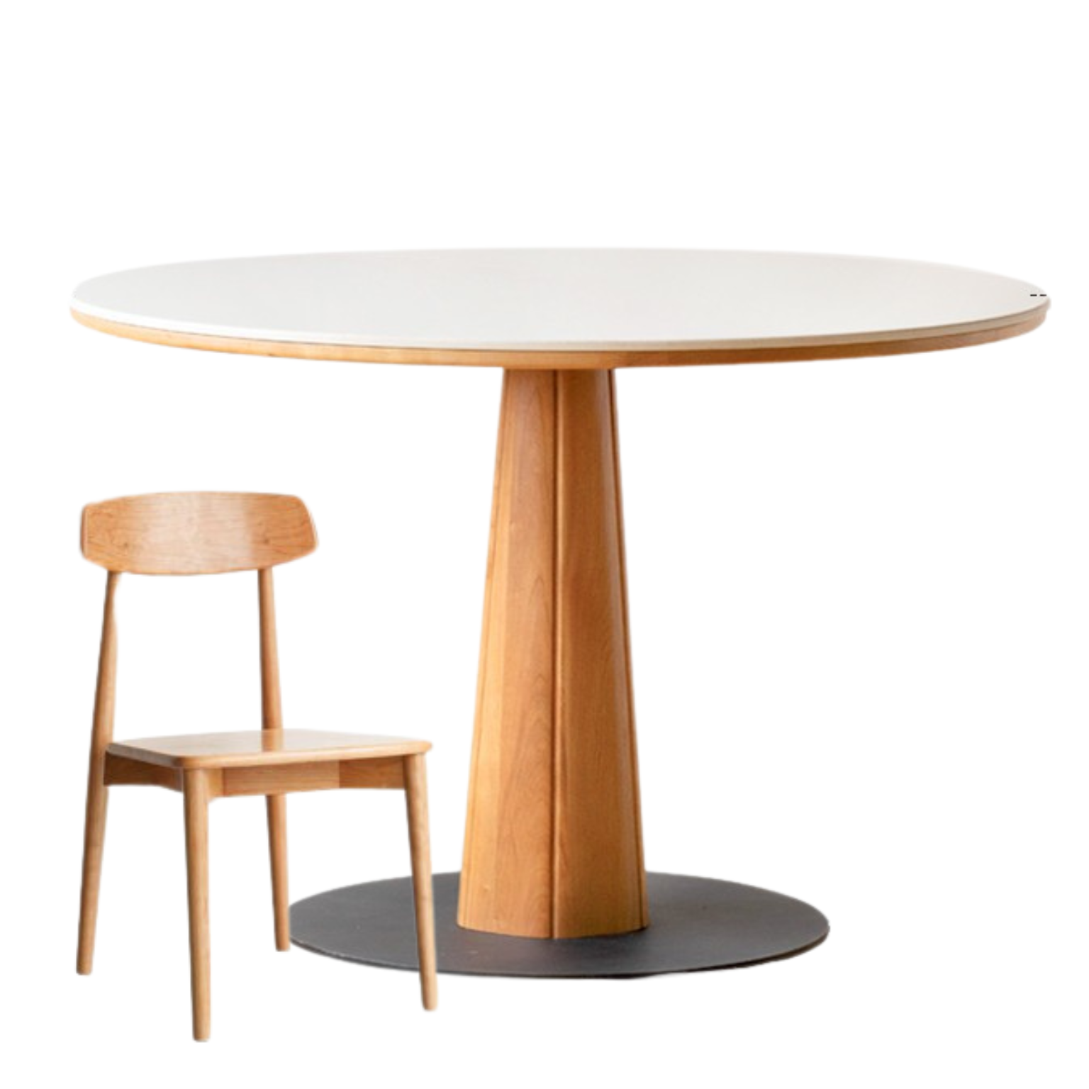 Cherry Solid Wood Rock Table Rock Dining Table