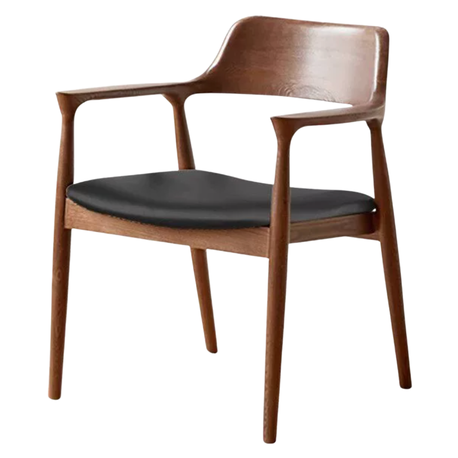 4 pcs -Ash solid wood Sculptural Wishbone-Style Dining Chair