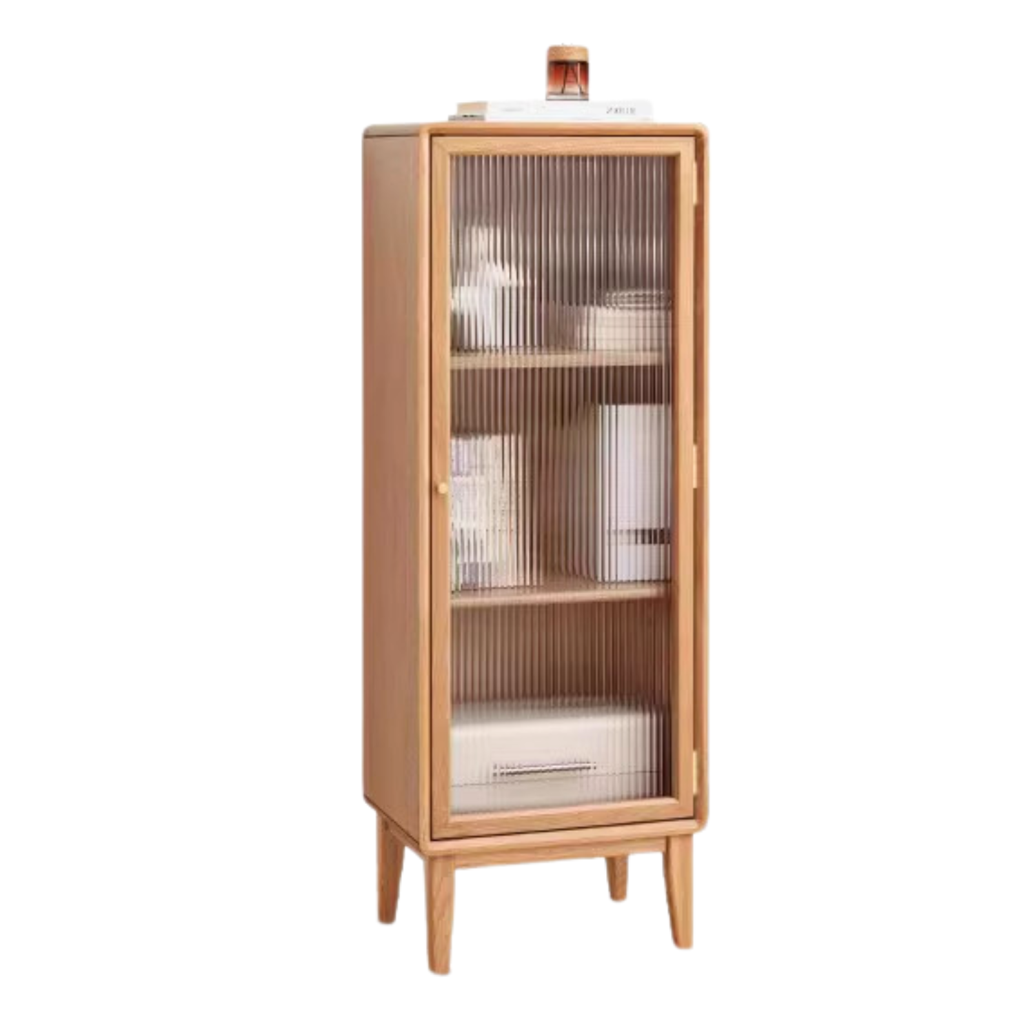 Oak solid wood Side Cabinet ,small bookcase-