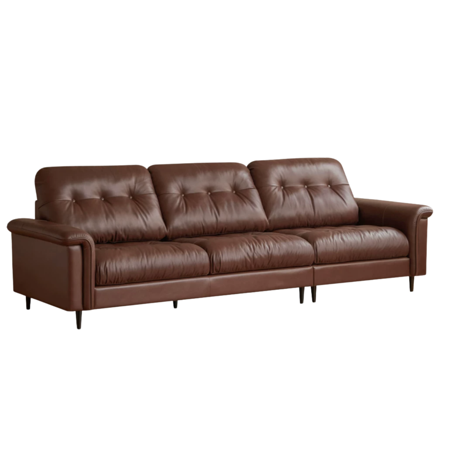 Genuine Leather Art Deco Design Sofa