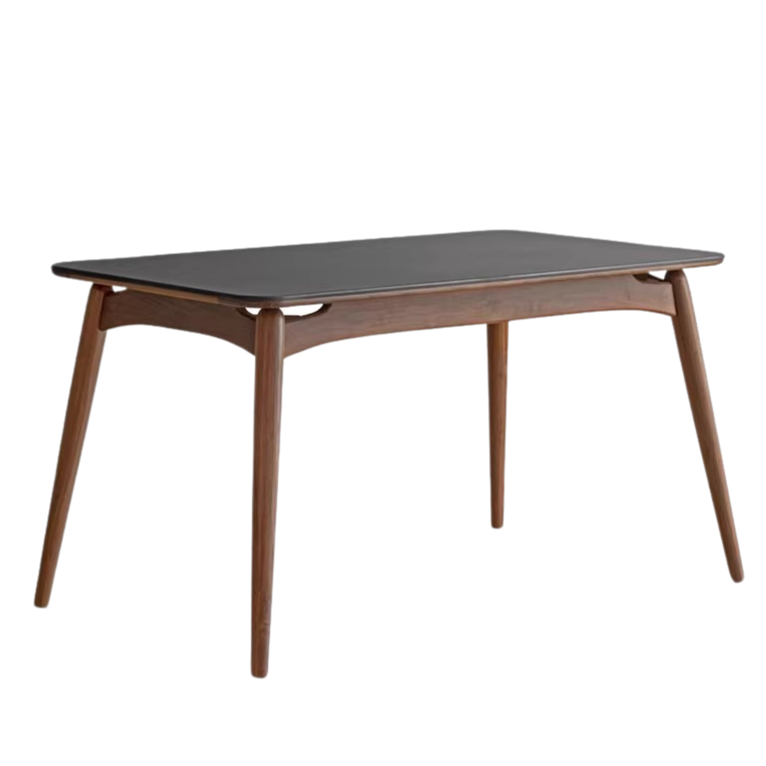 Black walnut solid wood Slate dining table rectangular ,