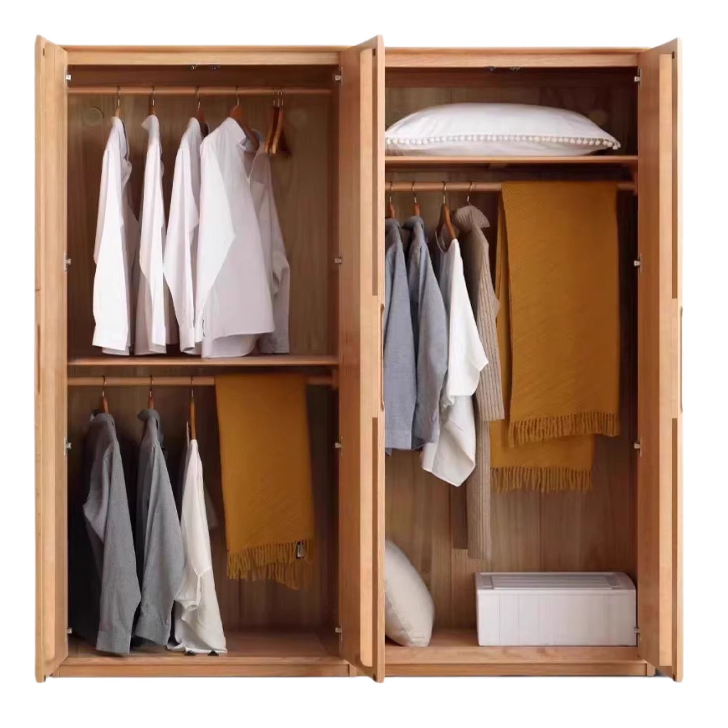 Oak solid wood Wardrobe ::