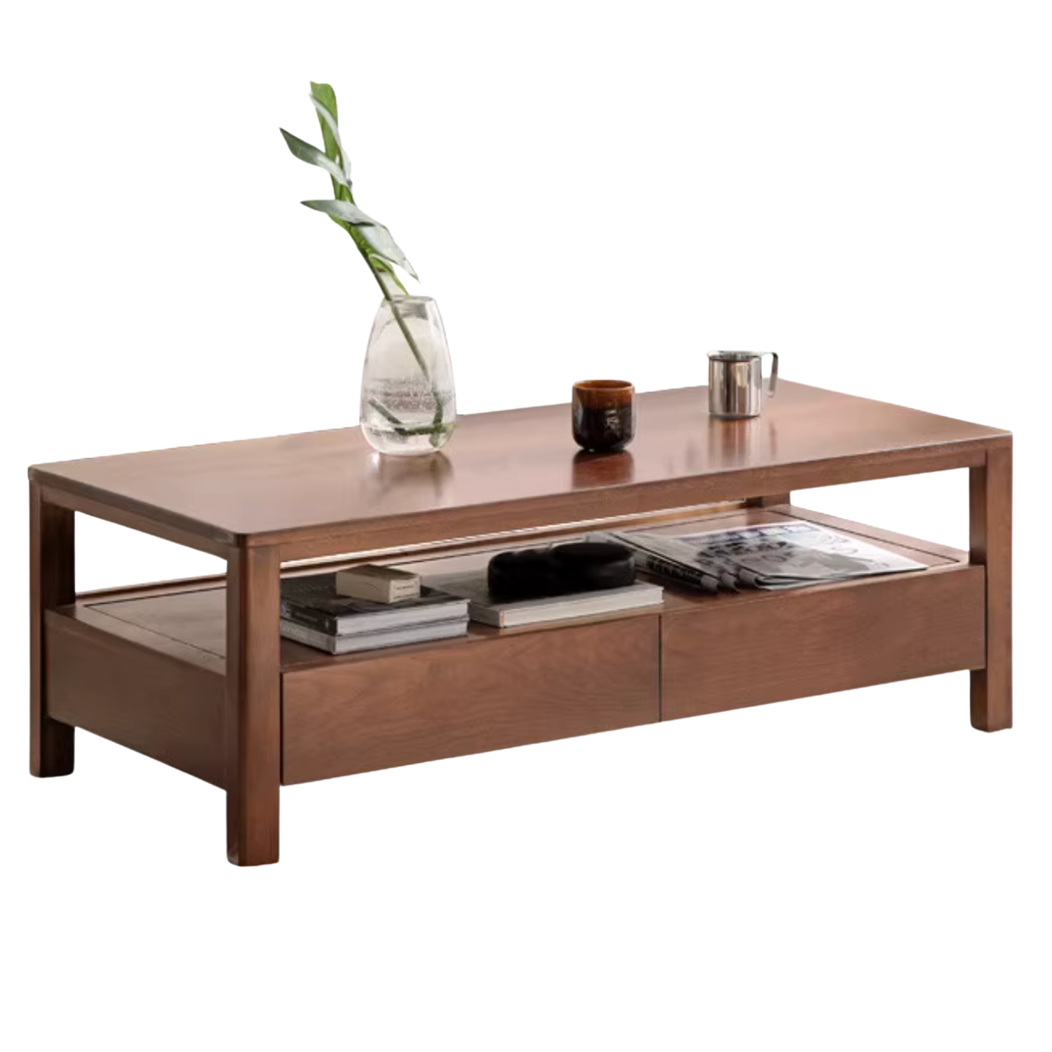 Oak, Ash Solid Wood Nordic Minimalist Modern Coffee Table
