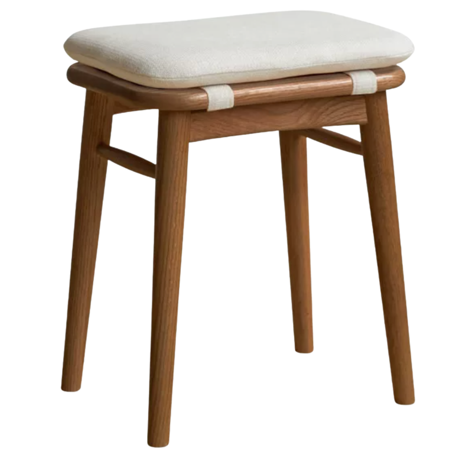 Black Walnut, Oak, Cherry, Rubberwood, Sandalwood Solid Wood Dressing Stool