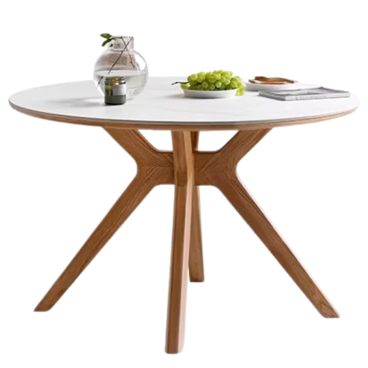 Oak Solid Wood Round dining Table -