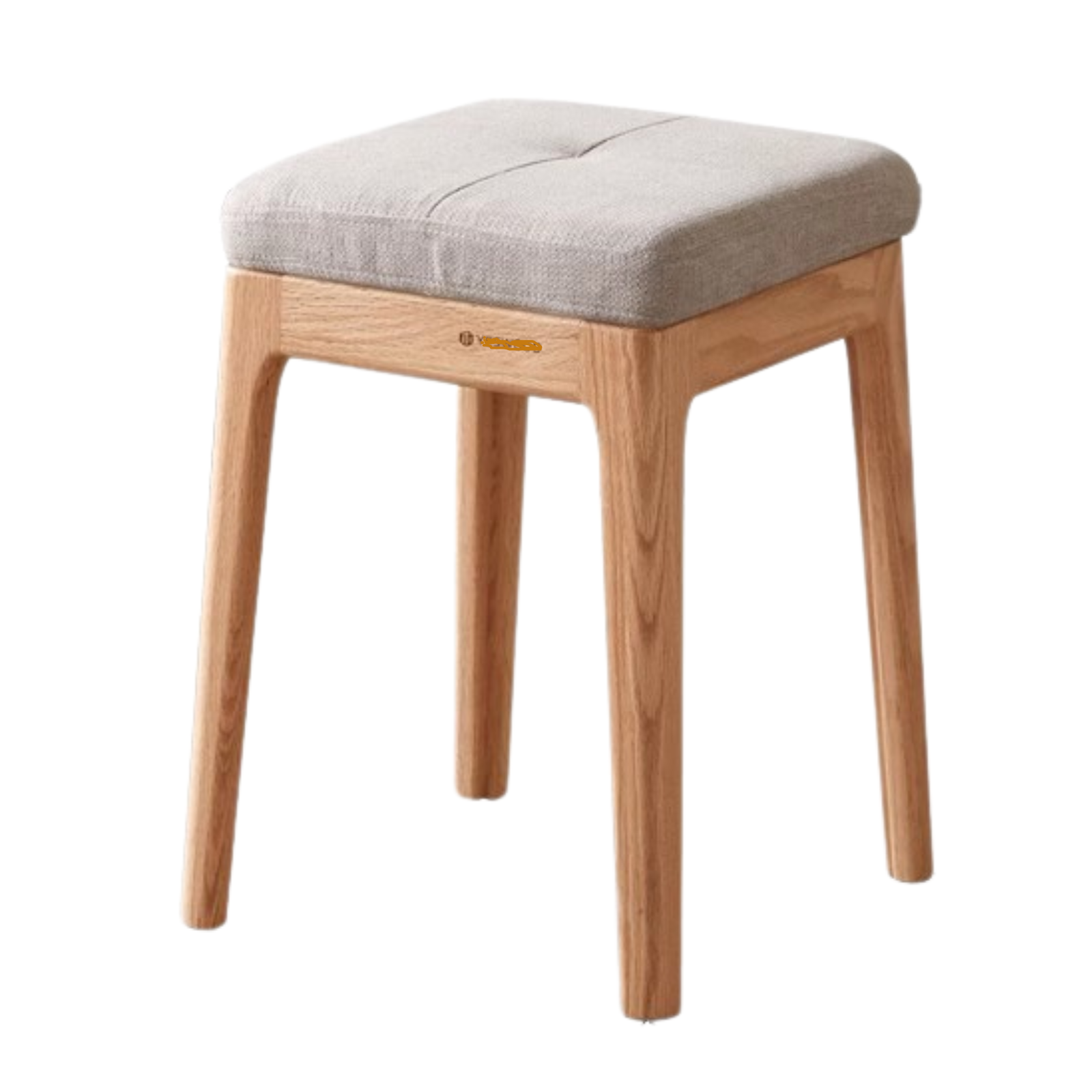 Oak solid wood comfortable soft pack dining stool