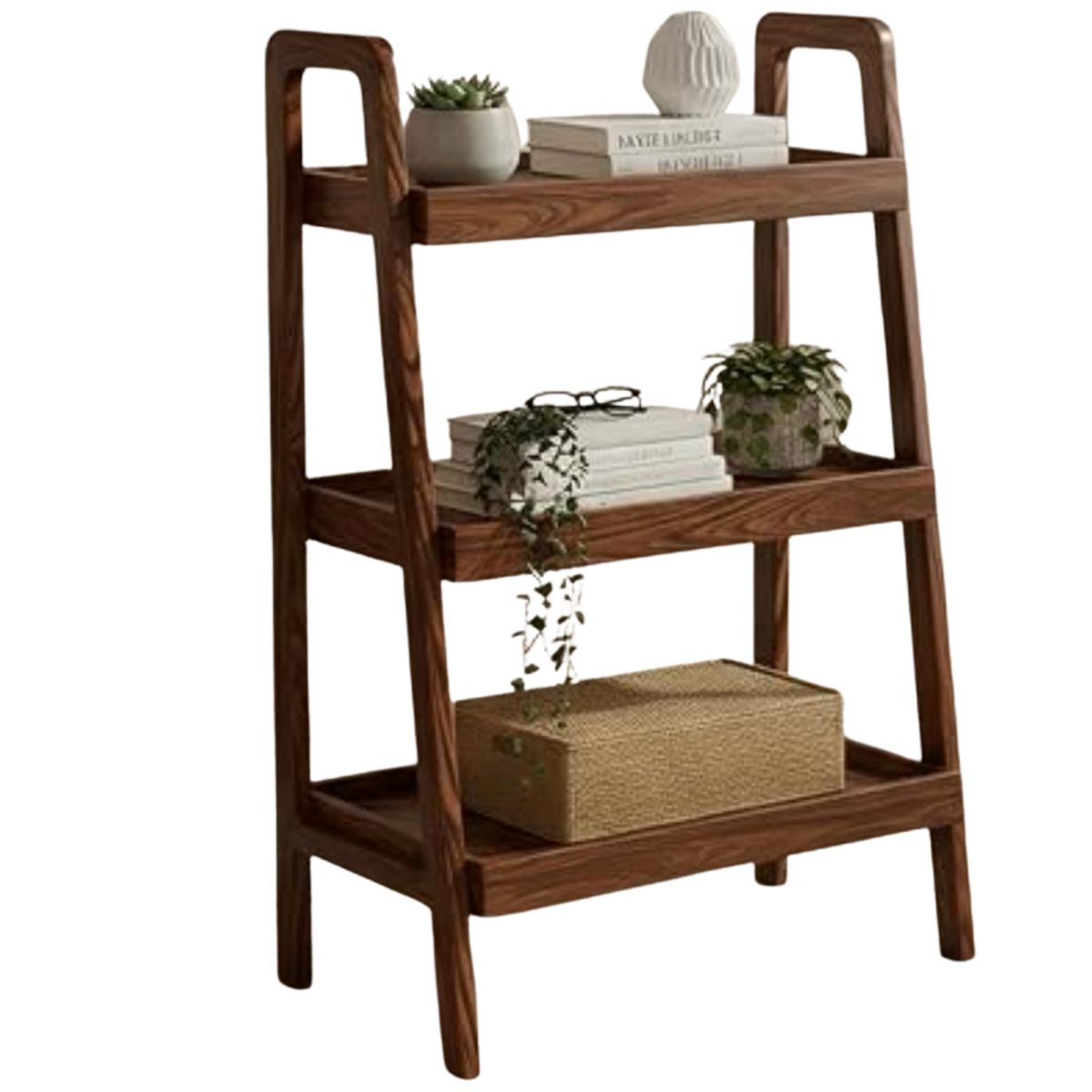 Oak Solid Wood Multi Layer Shelf, Bookshelves, Flower Racks (Copy)