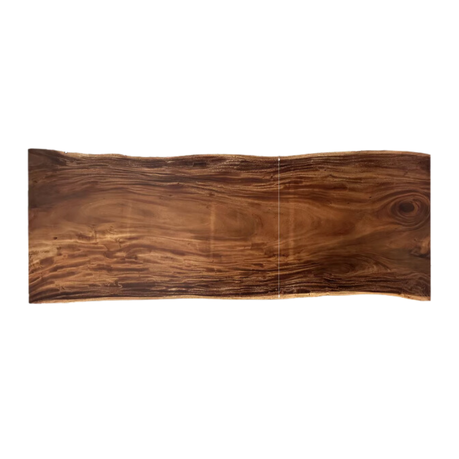 Black walnut Solid wood natural edge large top for dining table: