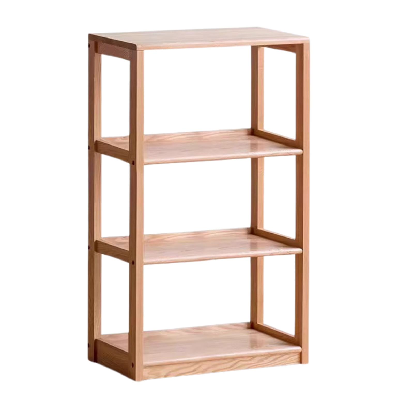 Oak Solid Wood Multi-Layer Bookshelf