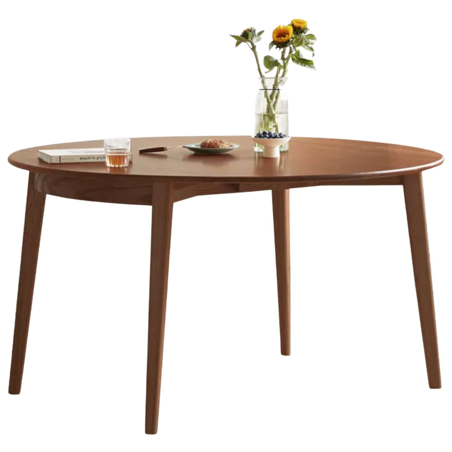 Oak Solid Wood Folding Dining Table