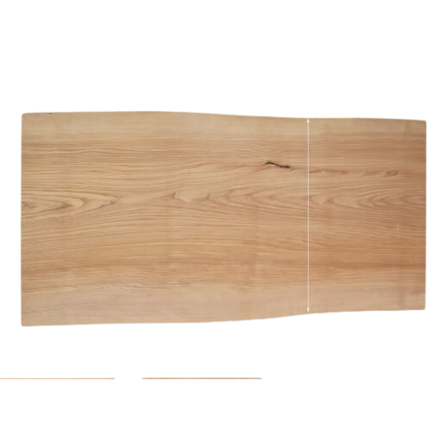 Ash solid wood large board natural edge for dining table