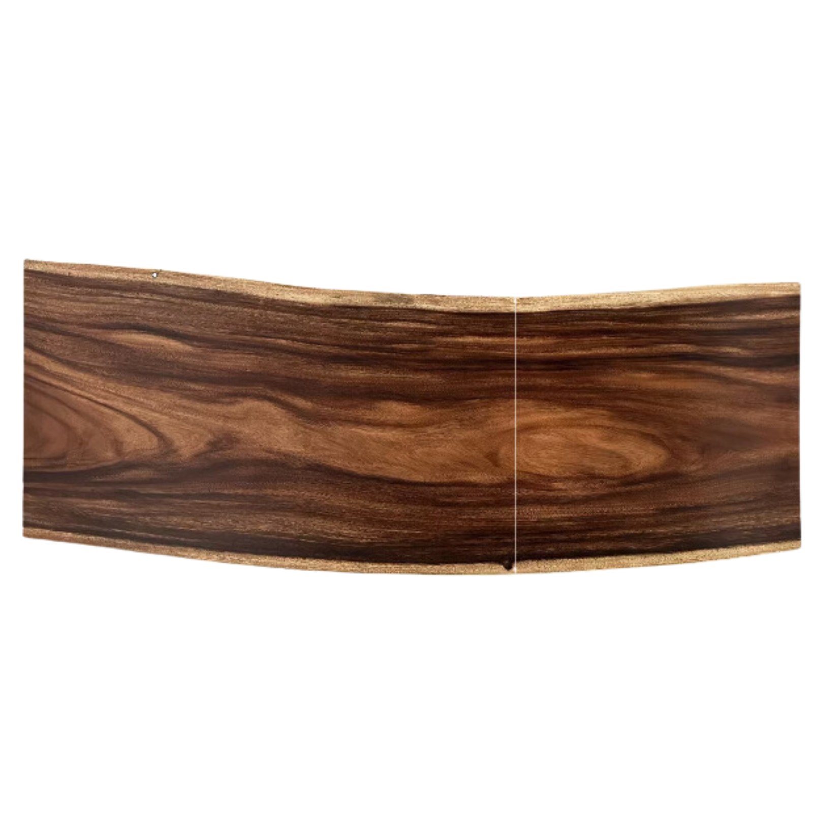 Black walnut Solid wood natural edge large top for dining table: