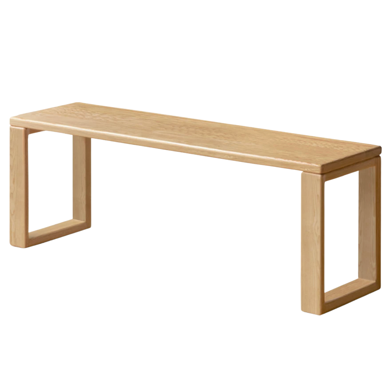 Ash, Oak, Cherry, Beech Solid Wood Long Bed end Bench
