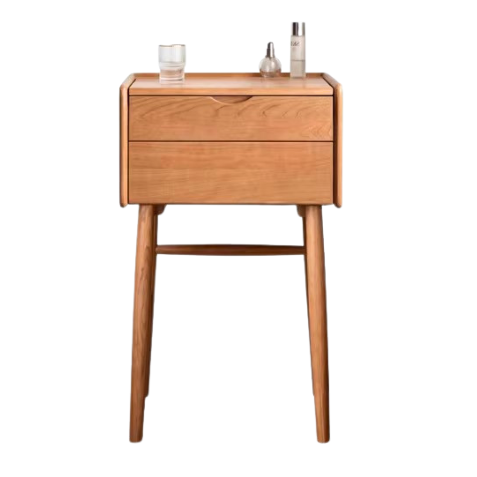 Cherry Wood Small Makeup Table-