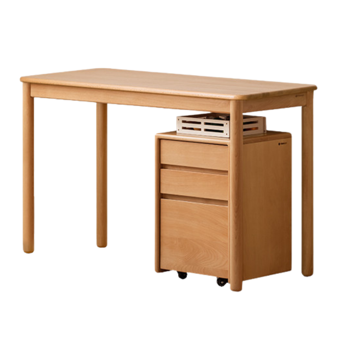 Beech Solid Wood Desk Children's Study Table