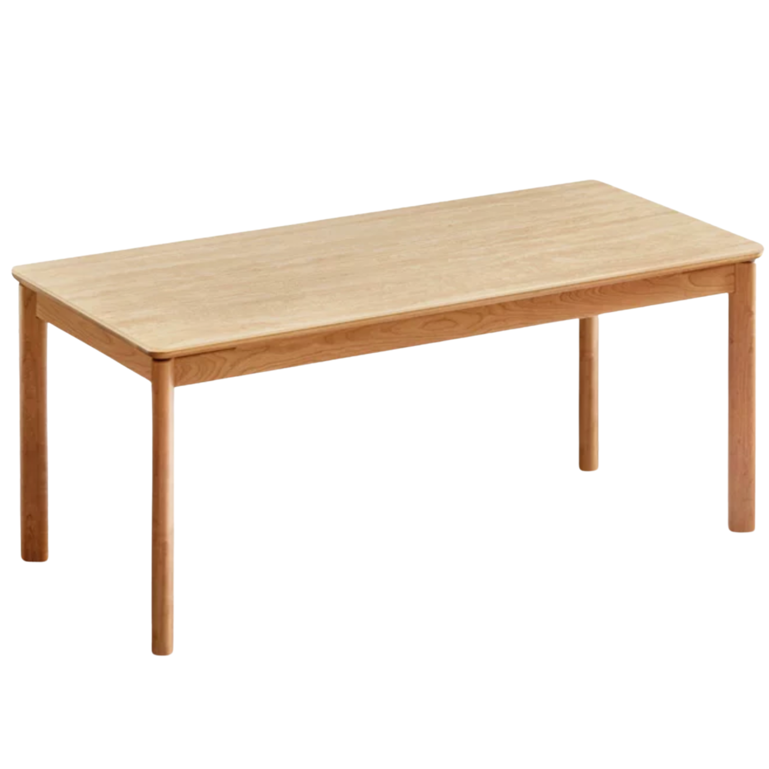 Cherry Solid Wood Rock Board Dining Table