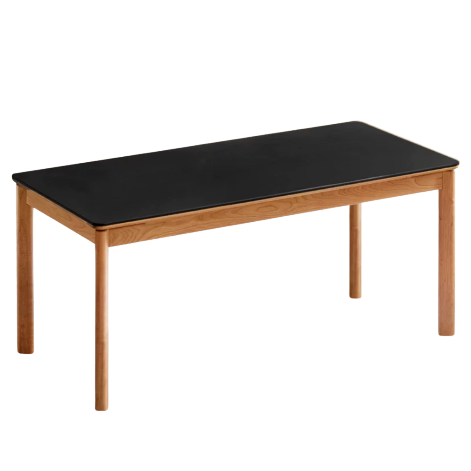 Cherry Solid Wood Rock Board Dining Table