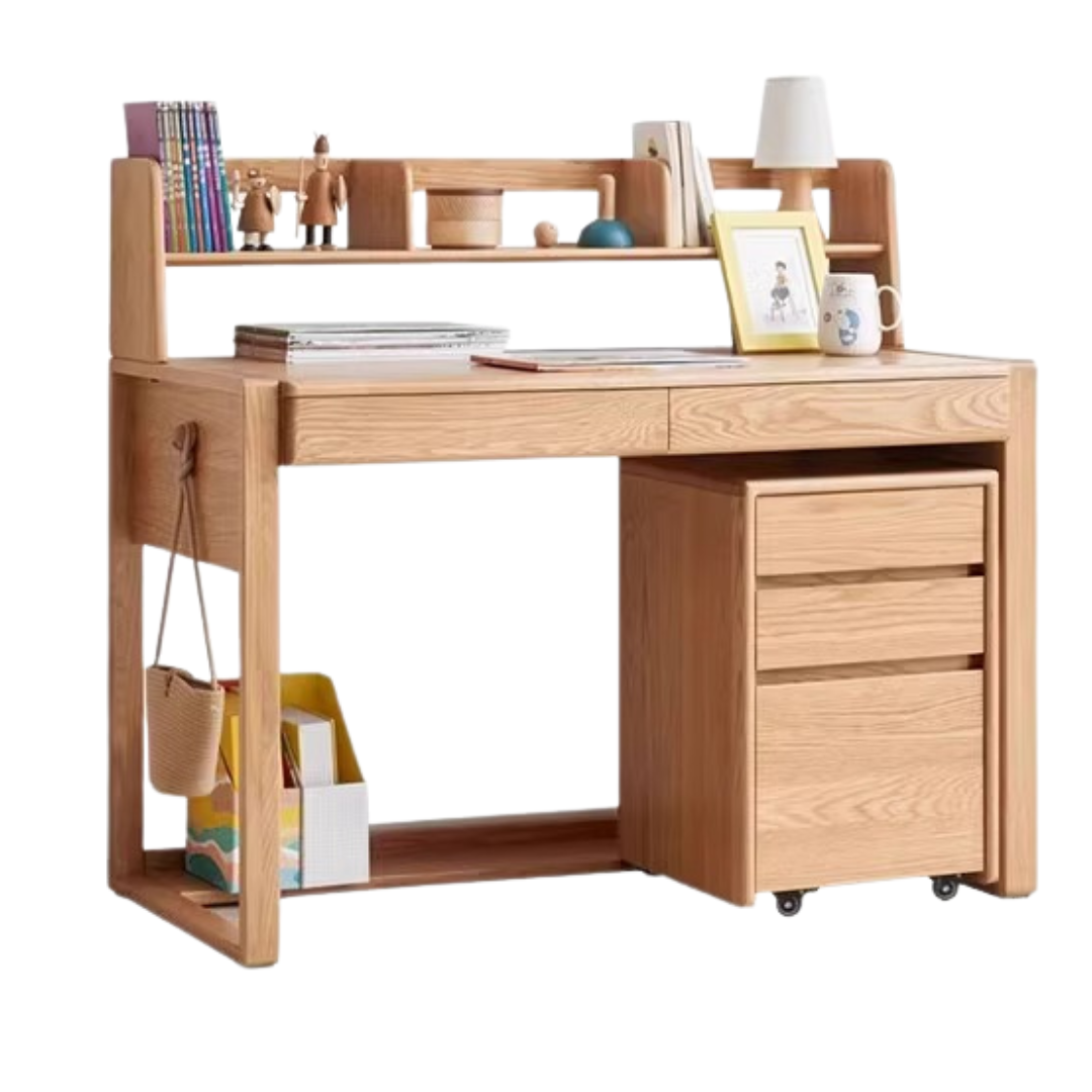 Beech, Oak Solid Wood Children's Desk