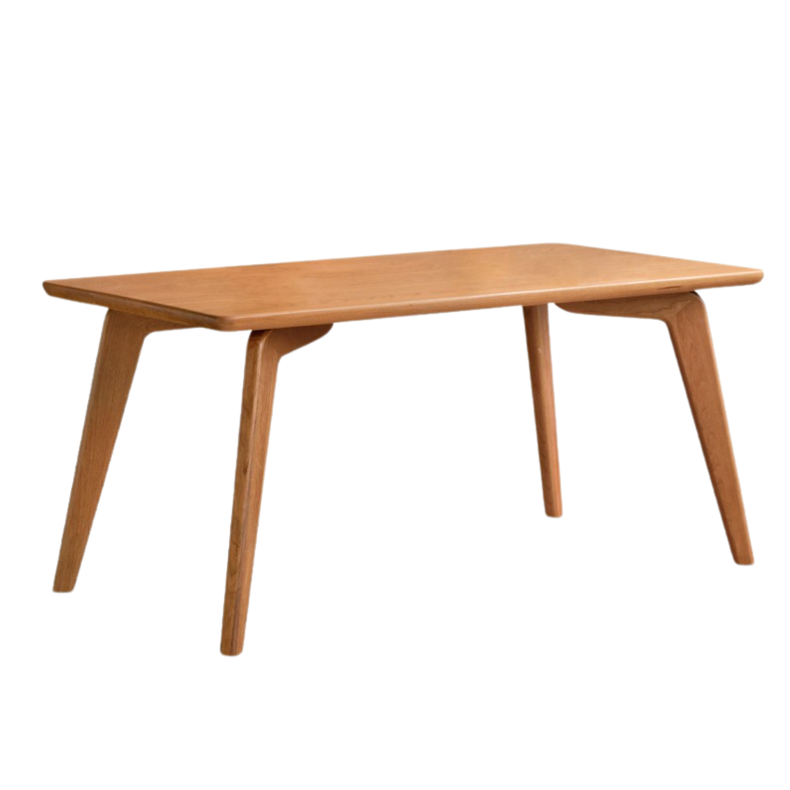 Сherry wood solid wood modern dining table