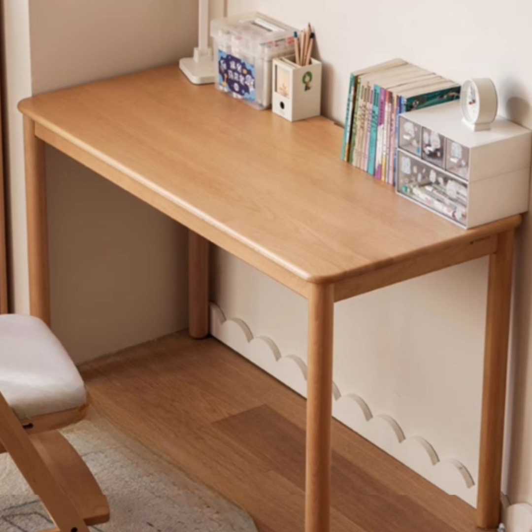 Beech Solid Wood Desk Children's Study Table