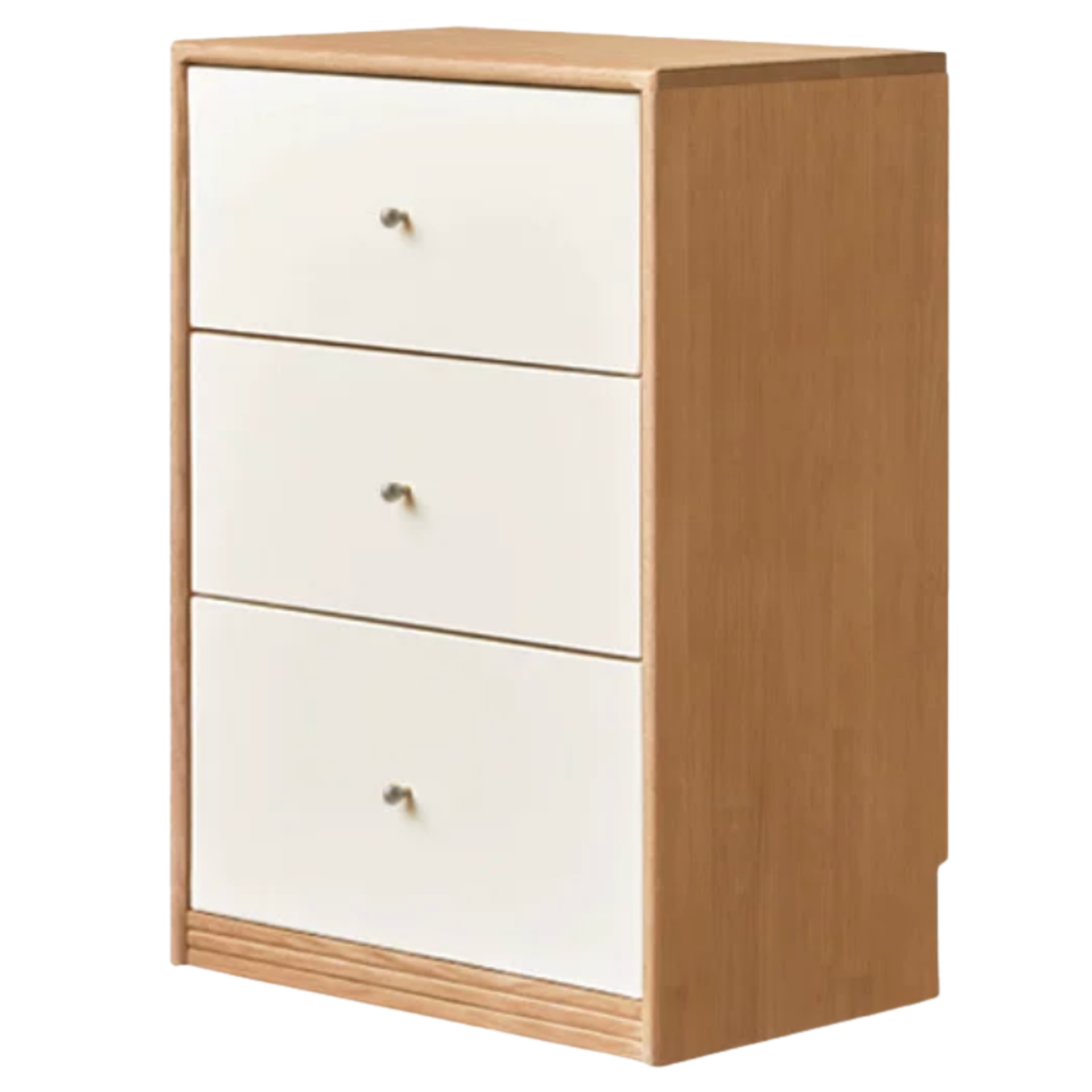 Oak Solid Wood, Solid Rubberwood Modular Glass Door Wall Unit Bookcase with Storage