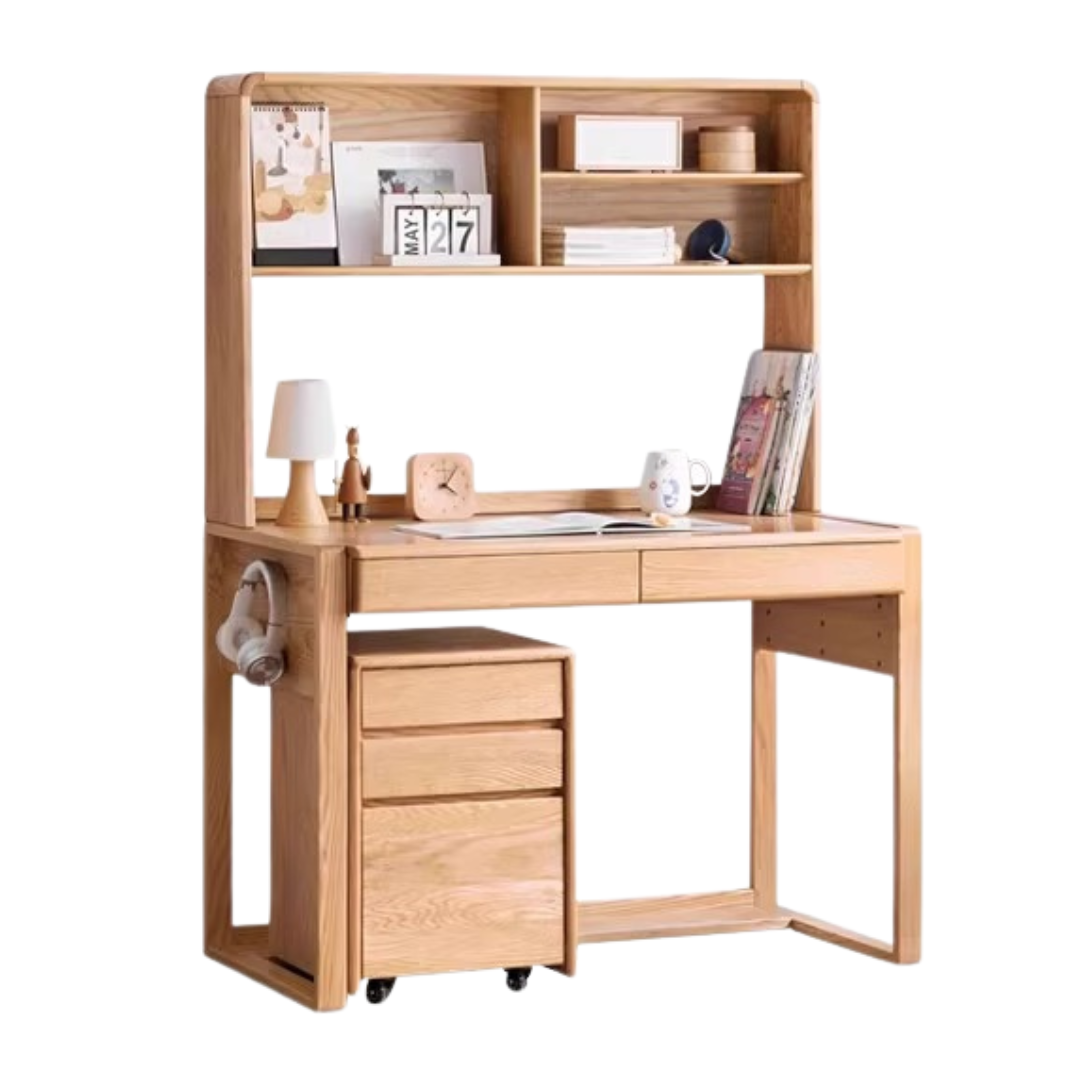 Beech, Oak Solid Wood Children's Desk