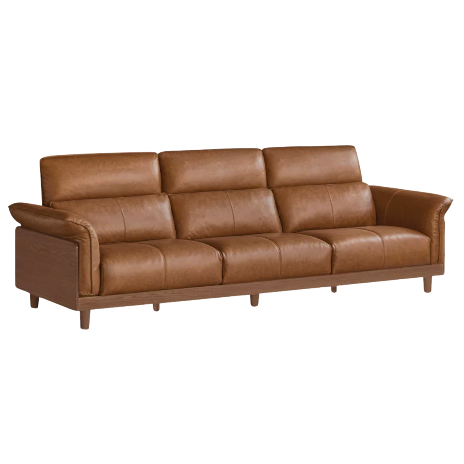 Oak, Ash Solid Wood high-back sofa