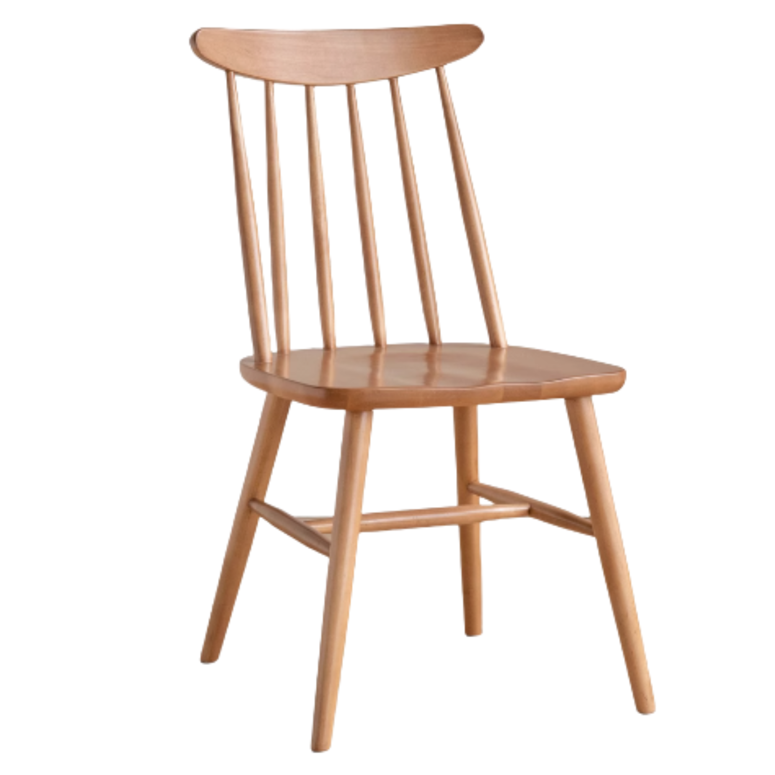 4 Pcs Set Ash, Oak, Cherry, Beech Solid Wood Windsor Chair