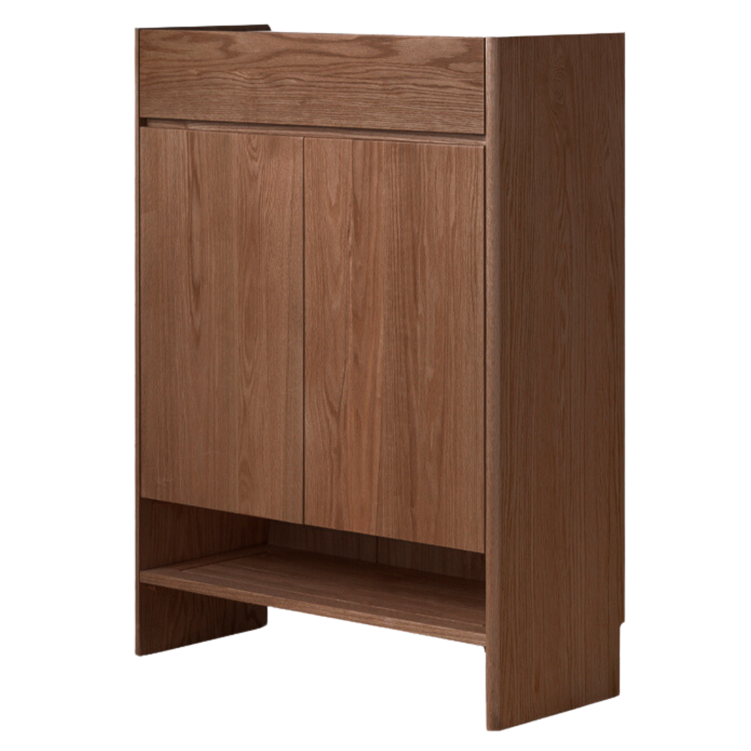 Oak Solid Wood Shoe Cabinet Nordic