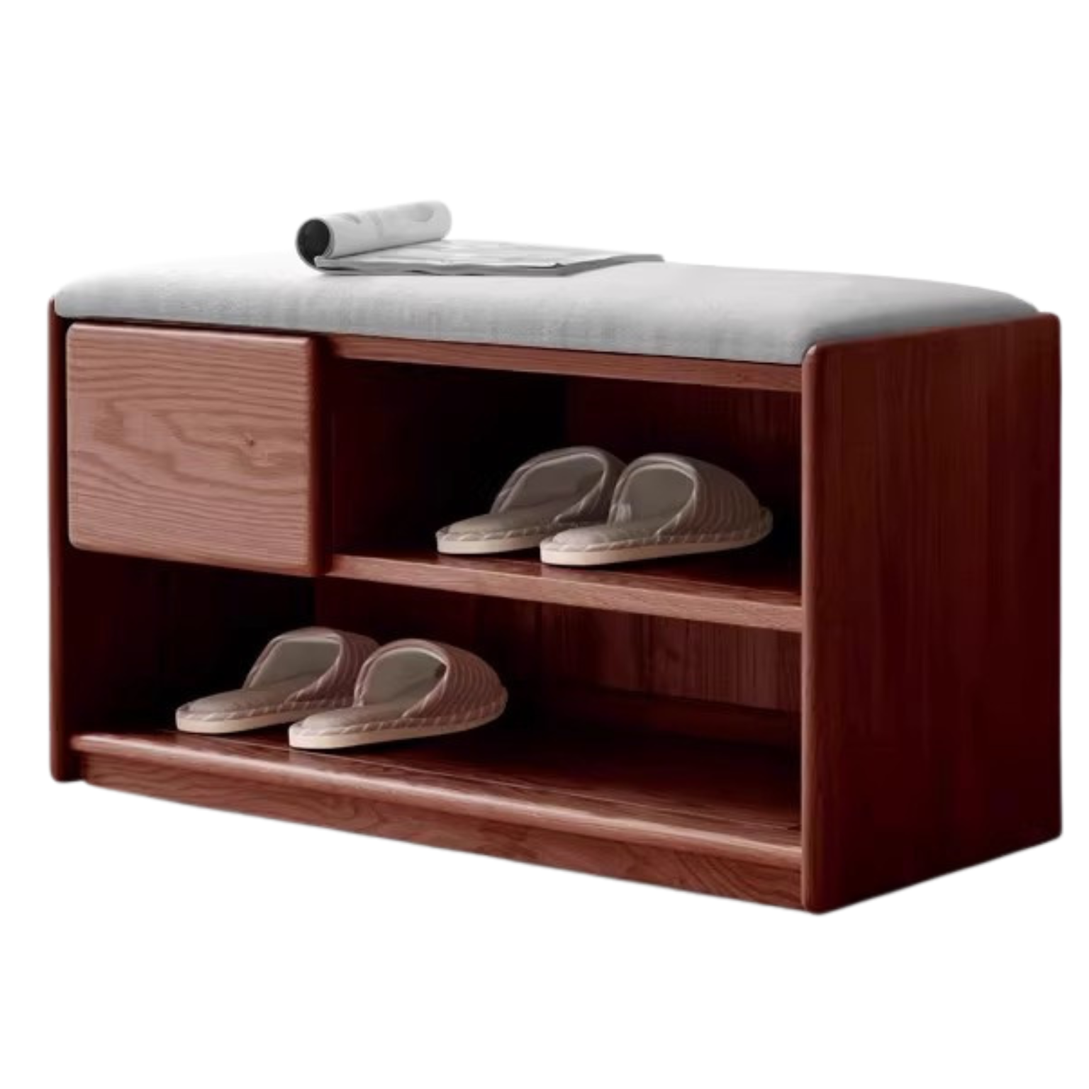 Oak solid wood Shoe Storage Benchs: